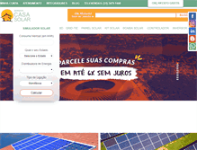Tablet Screenshot of minhacasasolar.com.br